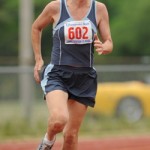      It is as though she never ages.  Setting the new Master's Women 400m Record (60 - 64) Hillen vonMaltzahn shows that age is merely a state of mind with a new mark of 1:17.58.